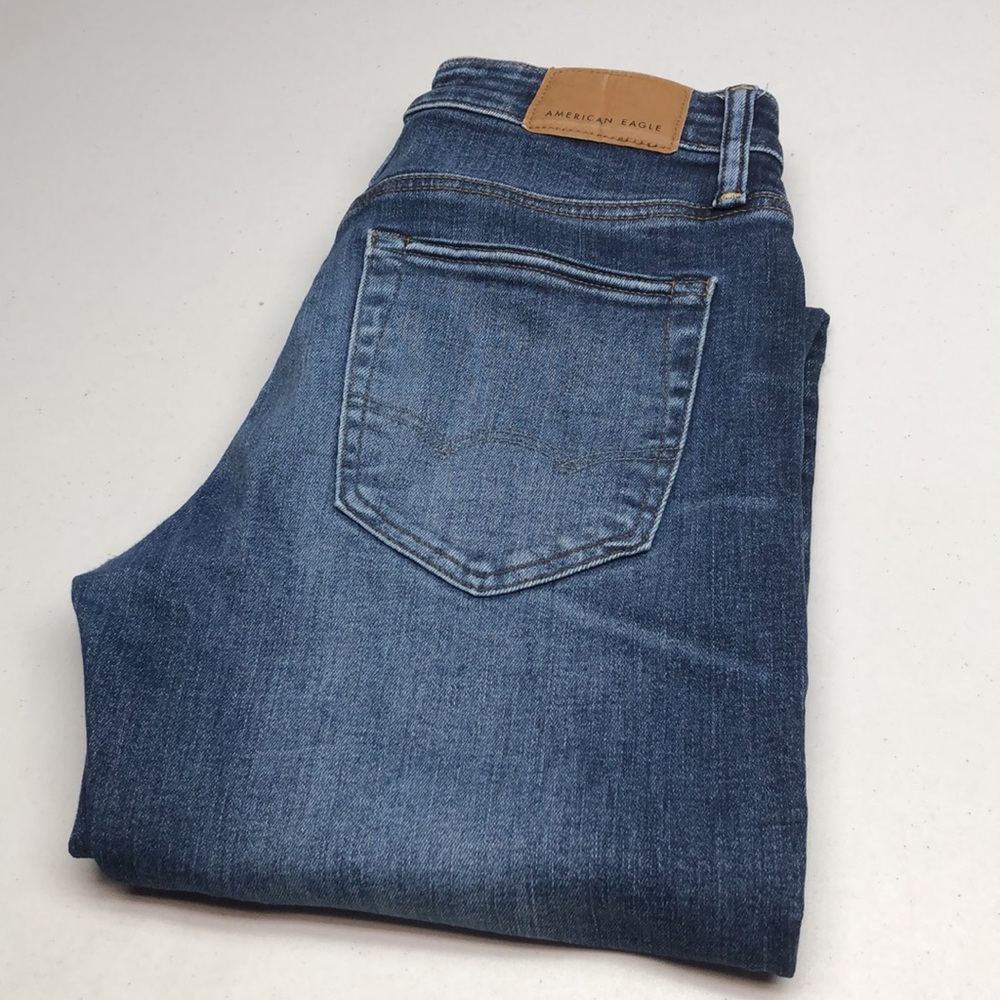 VINTAGE MENS AMERICAN EAGLE ATHLETIC SLIM JEANS 29x30 🦅